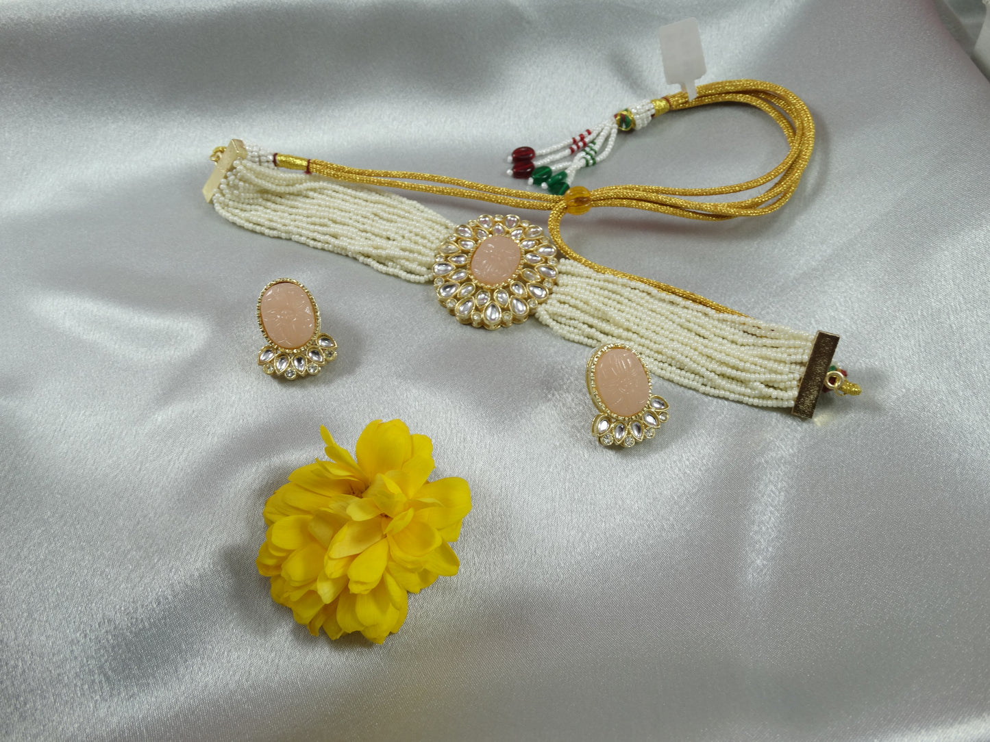Sagarika Minakari Necklace Set