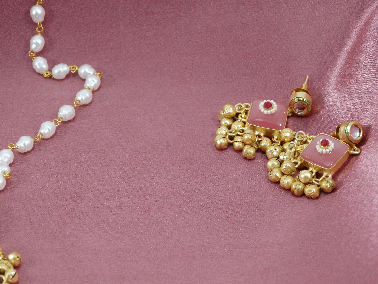 Awadh Kundan Sequence Necklace
