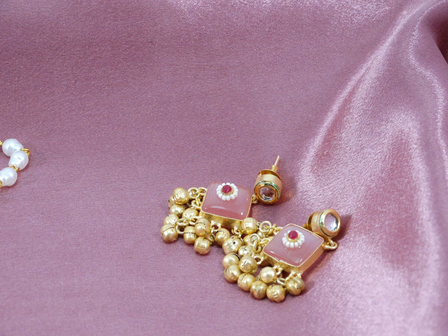 Awadh Kundan Sequence Necklace