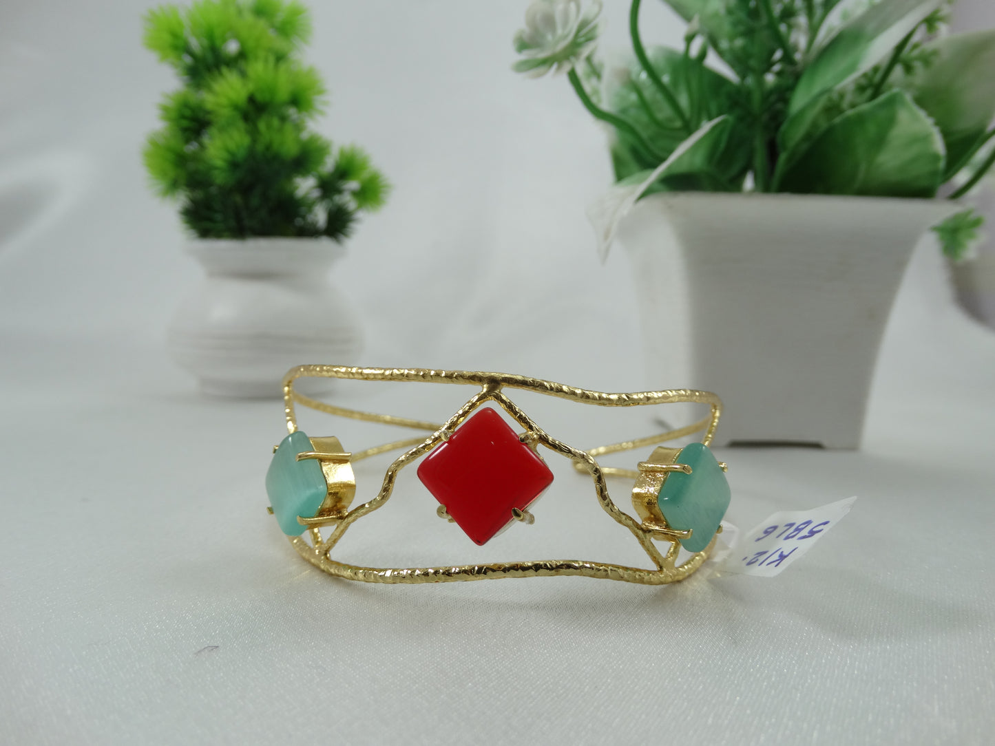 Kavya Semi Stone Studed Bracelet