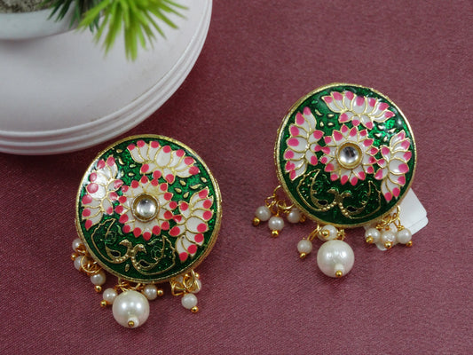 Manah Tanjore Earrings